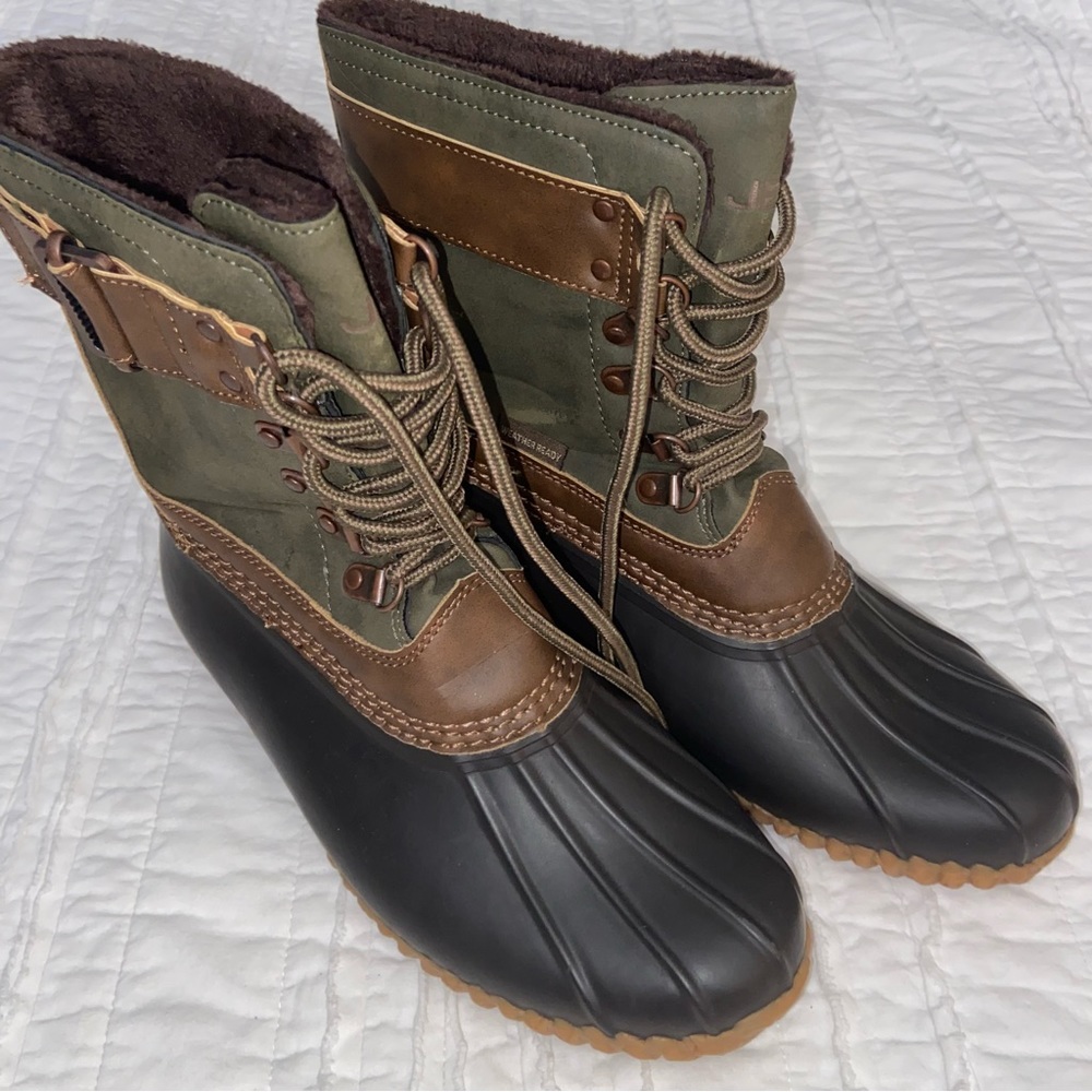 JBU Women’s 7.5 Quebec Weather Ready Duck Boots Waterproof Farm chores